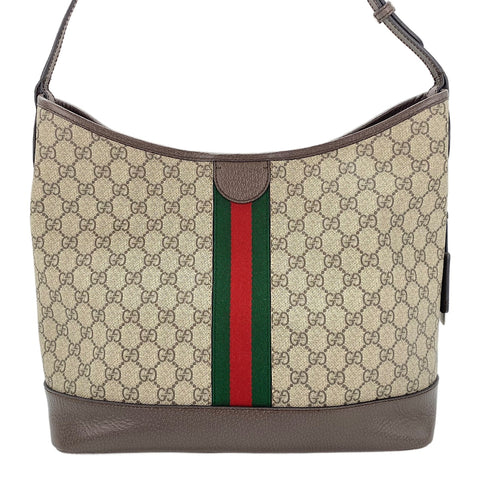 GUCCI Ophidia Shoulder Bag Brown WS30856