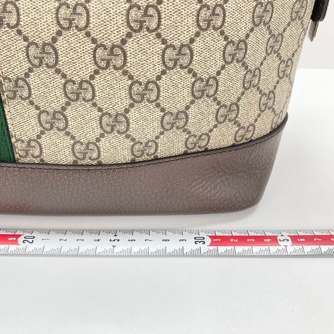GUCCI Ophidia Shoulder Bag Brown WS30856