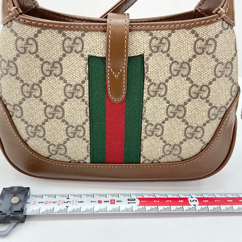 GUCCI Jackie Chan 1961 Shoulder Bag Brown WS30857