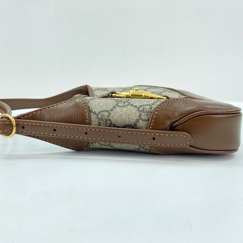 GUCCI Jackie Chan 1961 Shoulder Bag Brown WS30857