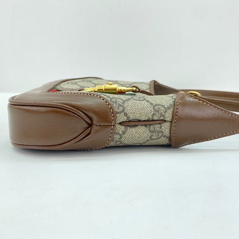 GUCCI Jackie Chan 1961 Shoulder Bag Brown WS30857