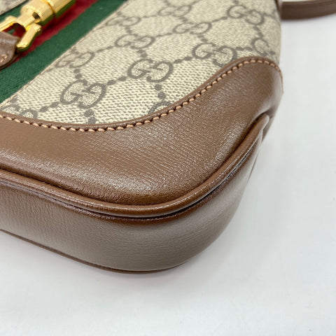 GUCCI Jackie Chan 1961 Shoulder Bag Brown WS30857