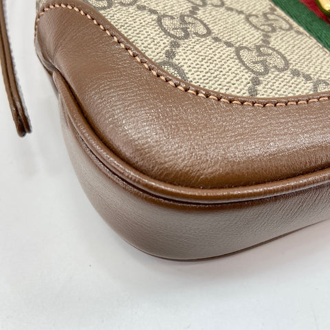 GUCCI Jackie Chan 1961 Shoulder Bag Brown WS30857