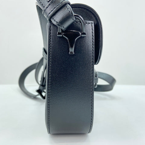 GUCCI Horsebit 1955 2WAY Shoulder Bag black WS30858