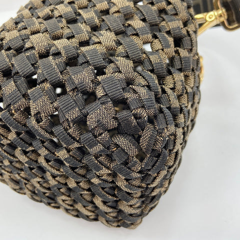 FENDI 2WAY, Zucca Handbag Brown WS30859