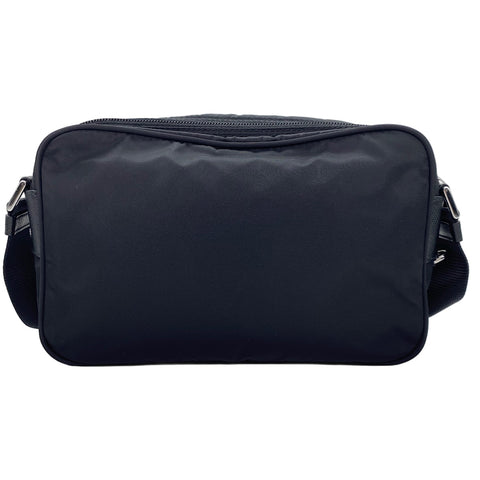 PRADA Triangular plate Shoulder Bag black WS30861