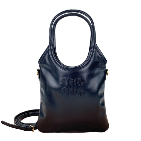 Miu Miu Ivy Mini 2WAY Handbag black WS30864