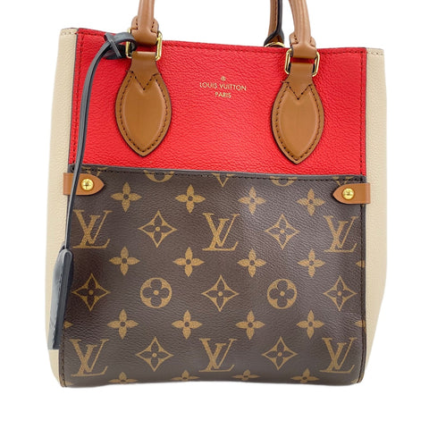 LOUIS VUITTON Fold Tote Tote Bag black WS30867
