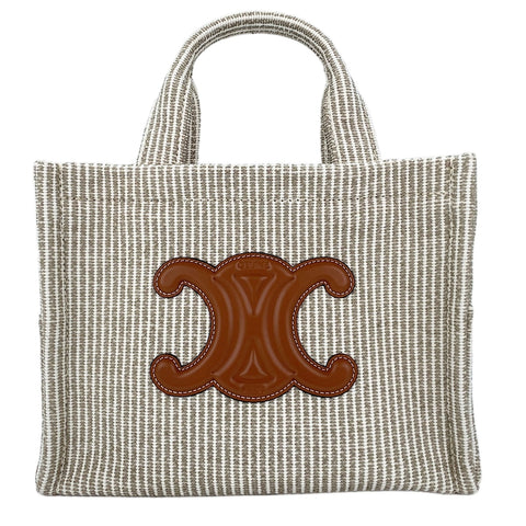 CELINE Hippo Small 2WAY Handbag Brown WS30868