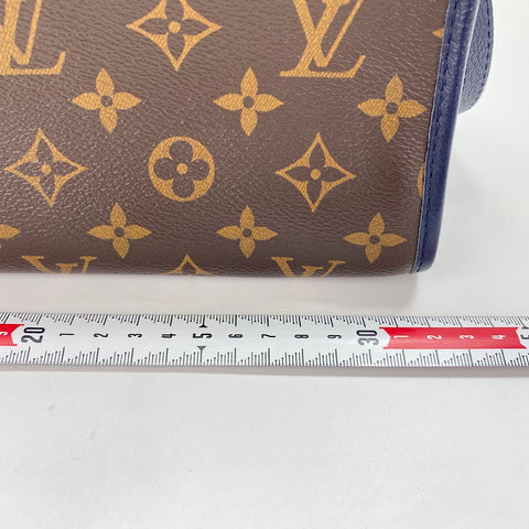 LOUIS VUITTON Popincourt PM Handbag Brown WS30870