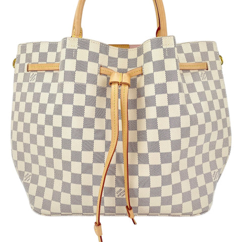 LOUIS VUITTON Girolatta Tote Bag white WS30871