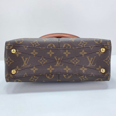 LOUIS VUITTON V Tote BB Handbag Brown WS30872