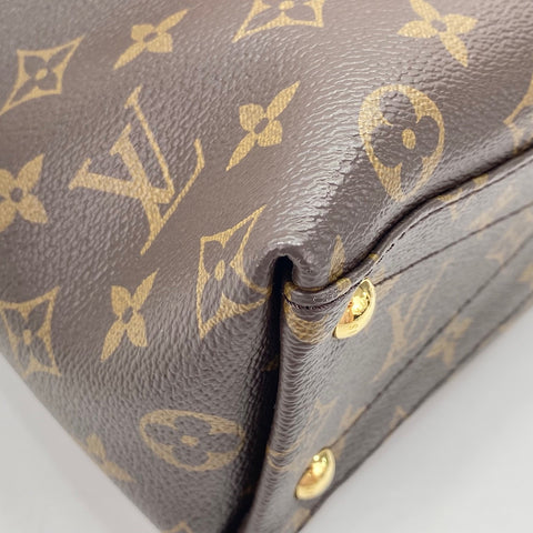 LOUIS VUITTON V Tote BB Handbag Brown WS30872