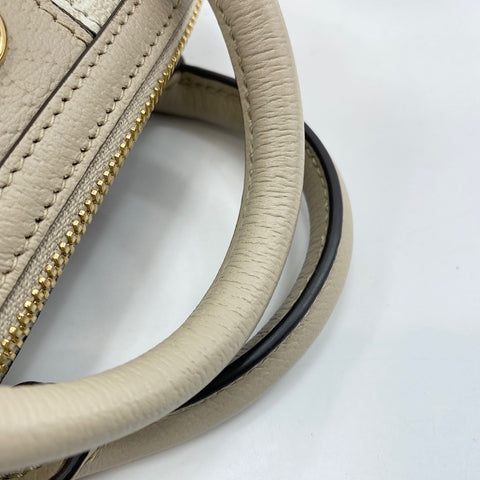 GUCCI Shelly line 2WAY Handbag beige WS30874