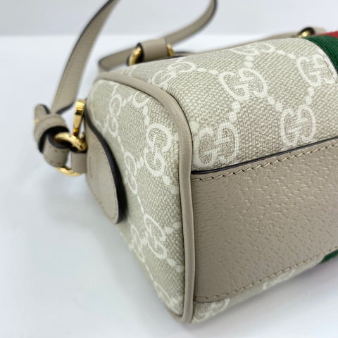 GUCCI Shelly line 2WAY Handbag beige WS30874