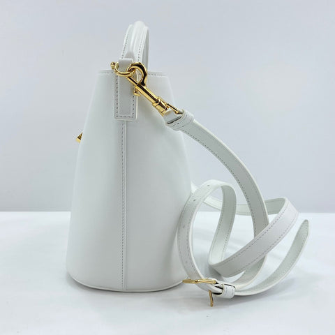 CELINE Louise 2WAY Handbag white WS30875