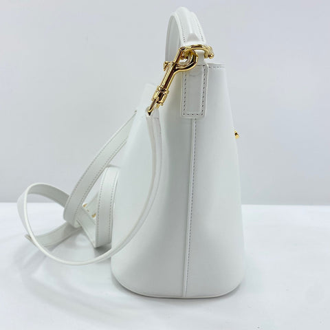 CELINE Louise 2WAY Handbag white WS30875