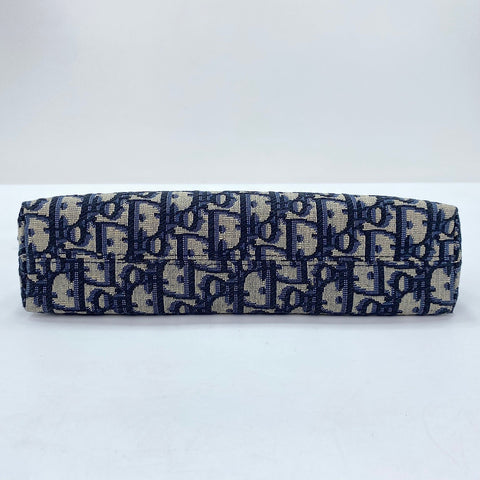 Christian Dior Hobo Trotter Shoulder Bag Navy WS30877
