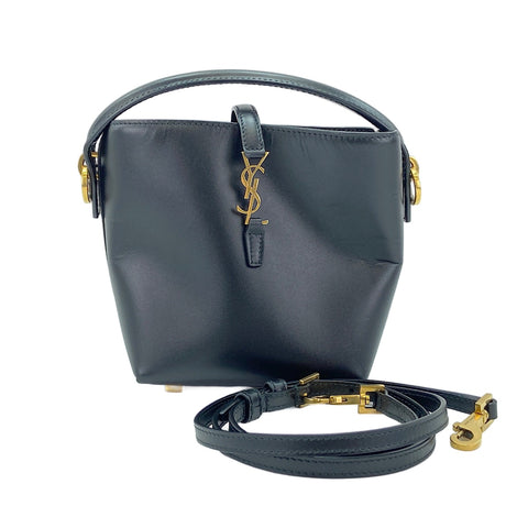 YVES SAINT LAURENT LE37 mini 2WAY Handbag black WS30878
