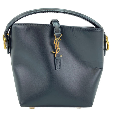 YVES SAINT LAURENT LE37 mini 2WAY Handbag black WS30878