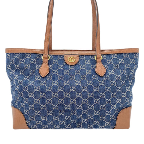 GUCCI Ophidia Tote Bag Navy WS30879