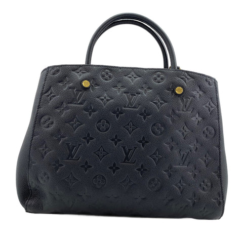 LOUIS VUITTON Montaigne MM Handbag black WS30883
