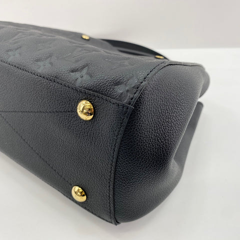 LOUIS VUITTON Montaigne MM Handbag black WS30883