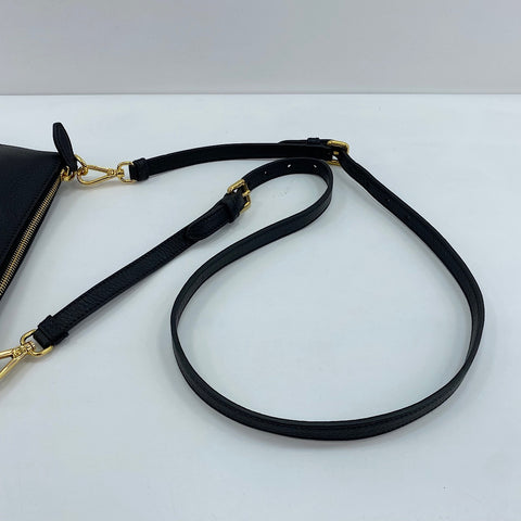 PRADA Vitello Phoenix Shoulder Bag black WS30887