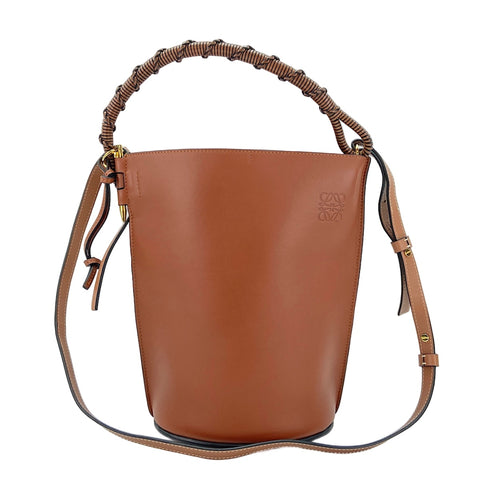 LOEWE Gate Bucket 2WAY Shoulder Bag Brown WS30888