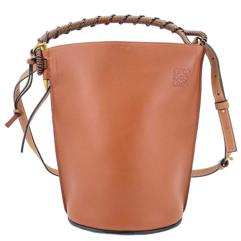 LOEWE Gate Bucket 2WAY Shoulder Bag Brown WS30888
