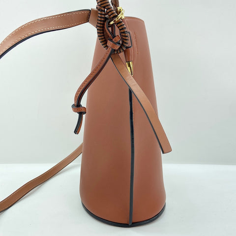 LOEWE Gate Bucket 2WAY Shoulder Bag Brown WS30888