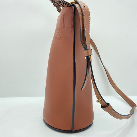 LOEWE Gate Bucket 2WAY Shoulder Bag Brown WS30888
