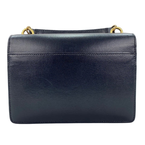 YVES SAINT LAURENT Sunset 2WAY Handbag black WS30889