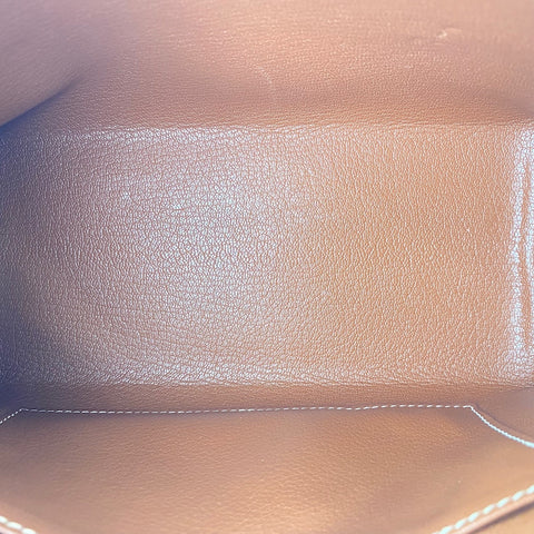 HERMES Berlingo PM Shoulder Bag beige WS30891