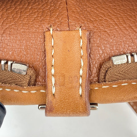 HERMES Berlingo PM Shoulder Bag beige WS30891