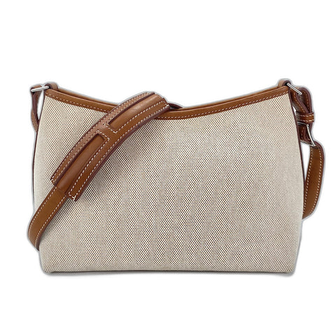 HERMES Berlingo PM Shoulder Bag beige WS30891