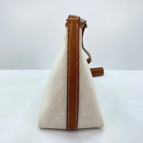 HERMES Berlingo PM Shoulder Bag beige WS30891