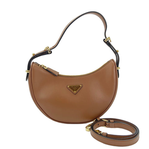 PRADA 2WAY Shoulder Bag Brown WS30892