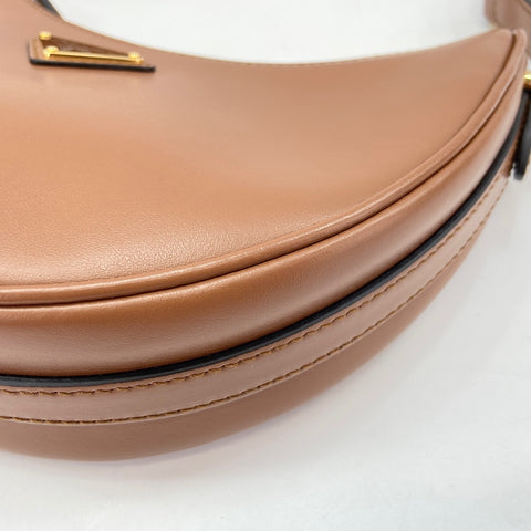 PRADA 2WAY Shoulder Bag Brown WS30892