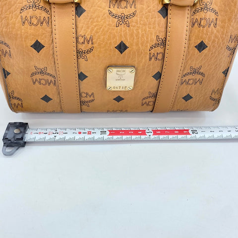 MCM Visetos Monogram 2WAY Handbag Brown WS30894