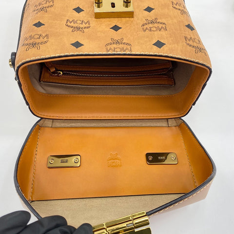 MCM Shoulder Bag Orange WS30895