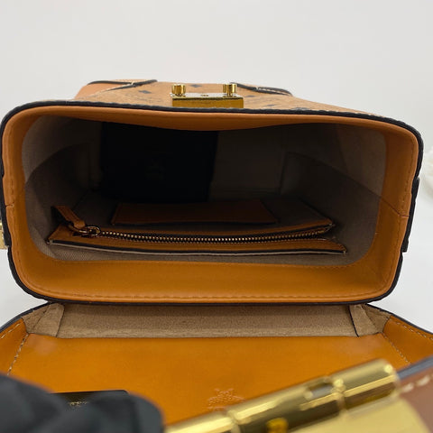 MCM Shoulder Bag Orange WS30895