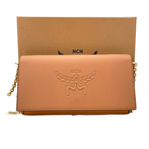 MCM Shoulder Bag Brown WS30896