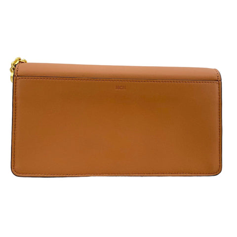 MCM Large Himmel 2WAY Pouch Brown WS30897