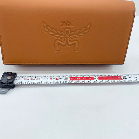 MCM Large Himmel 2WAY Pouch Brown WS30897
