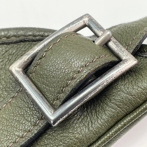 HERMES Masai GM Shoulder Bag green WS30901