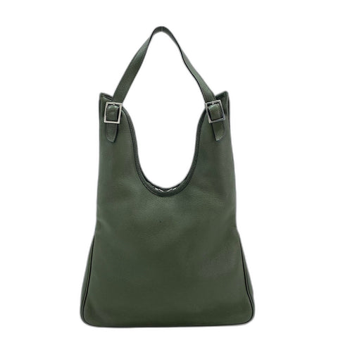 HERMES Masai GM Shoulder Bag green WS30901