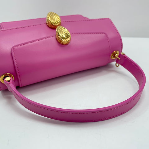 BVLGARI x Alexander Wang Serpenti Snakehead 2WAY Handbag leather pink WS30902