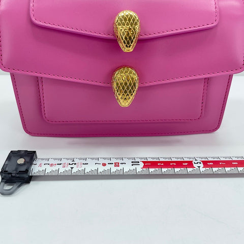 BVLGARI x Alexander Wang Serpenti Snakehead 2WAY Handbag leather pink WS30902