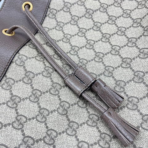 GUCCI Ophidia GG Mini Bucket Shoulder Bag Brown WS30904